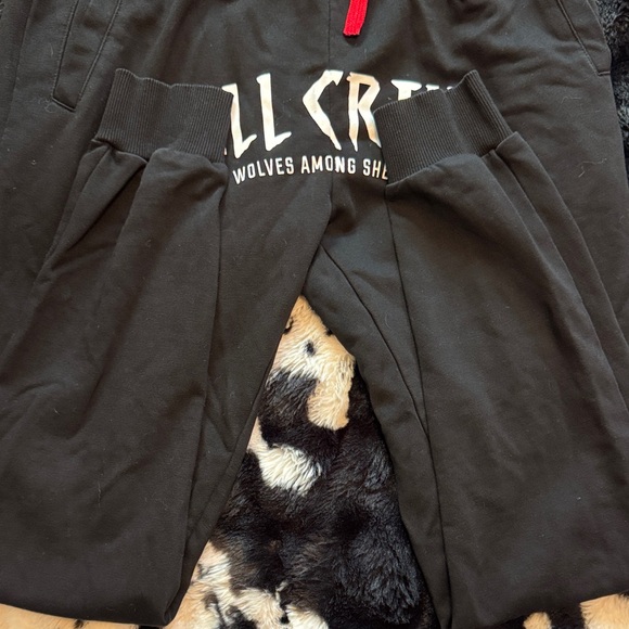 Kill Crew women's Black Joggers with Red Drawstring - Picture 4 of 4